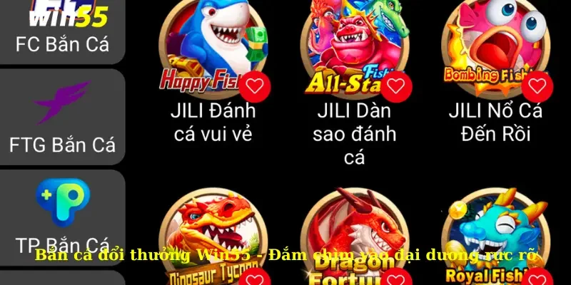 Bắn cá đổi thưởng Win55 - Đắm chìm vào đại dương rực rỡ