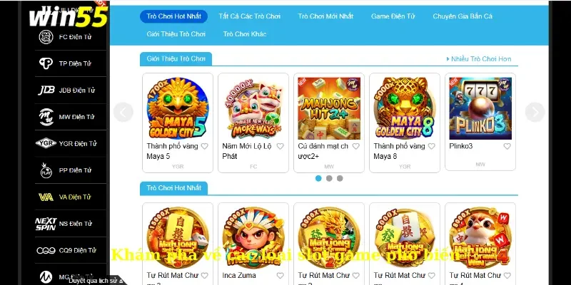 Các loại slot game phổ biến luôn là chủ đề được bàn tán sôi nổi 3 Khám phá về các loại slot game phổ biến