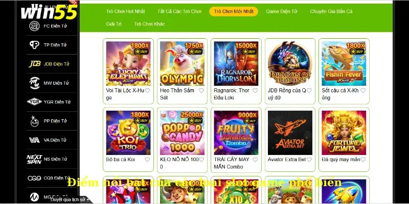 Các loại slot game phổ biến luôn là chủ đề được bàn tán sôi nổi 4 Điểm nổi bật của các loại slot game phổ biến