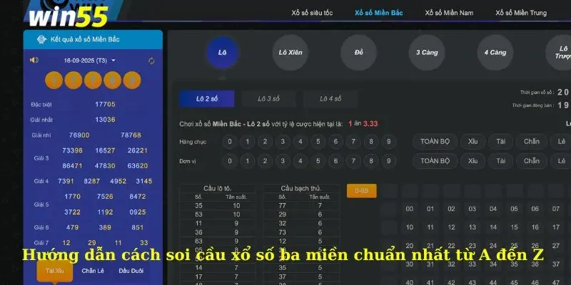 Xổ Số Ba Miền - Tần Tần Tật Thông Tin Về Xổ Số Trực Tuyến 3 Hướng dẫn cách soi cầu xổ số ba miền chuẩn nhất từ A đến Z